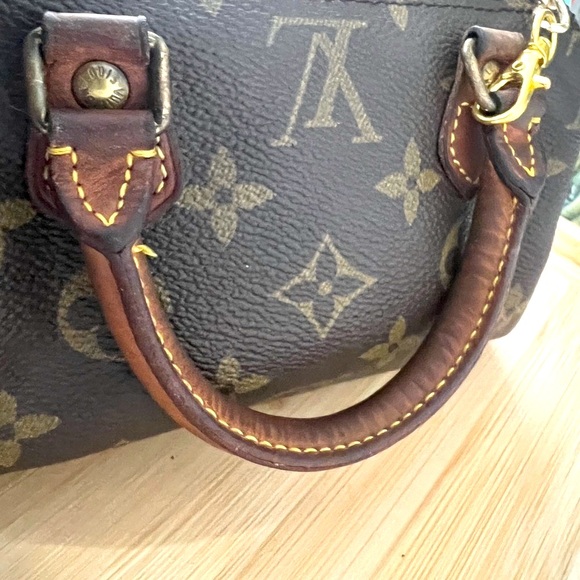 💯 Authentic Vintage Louis Vuitton Nano speedy/unbranded chain w/COA - Picture 3 of 13